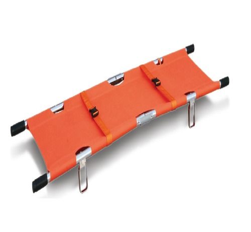 Folding Stretcher - High Strength Aluminum Alloy & Oxford Leather , Lightweight, Washable, Compact Foldable Design