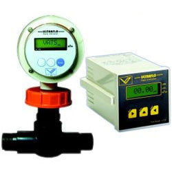 Flow Rate Indicator - 230VAC Power Supply, 8-Digit Alphanumeric LCD Display | IP-65 Protection, Accurate to +/-1% Full Scale