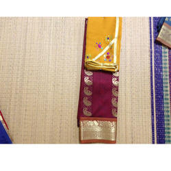 Contrast Border Pavadai Saree