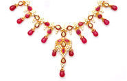 Ruby Emerald Necklace Sets (Sj Res0103)