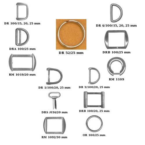 D-Rings And O-Rings For Leather Bags