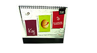 Printed Table Calendar - High-Quality Paper, Various Sizes and Colors | Customizable Patterns for Promotions and Gifting