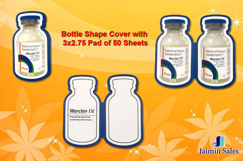 Bottle Shape Cover 50 Sheets Pads