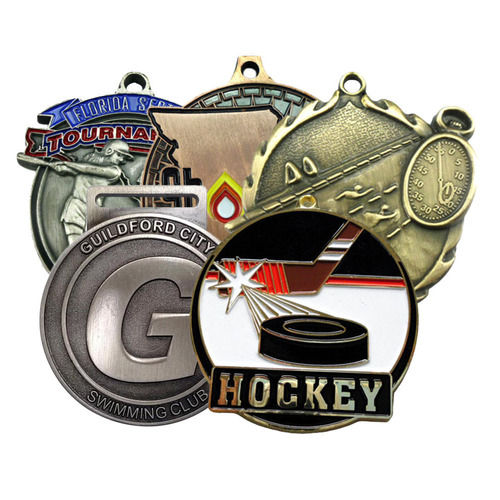 Silver Custom Sports Medal