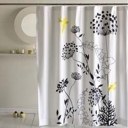 Silver Stylish Shower Curtains