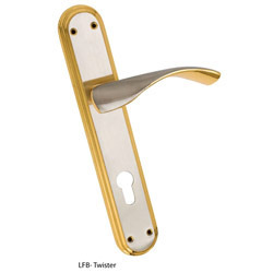 Twister Brass Mortice Handle