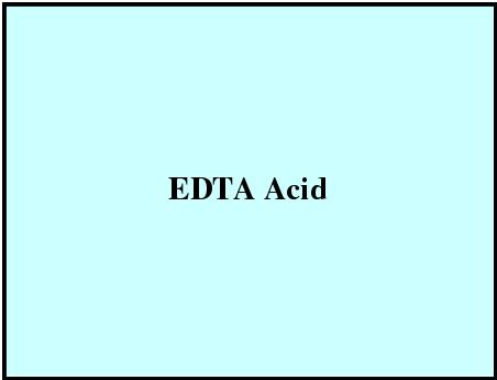  EDTA एसिड 