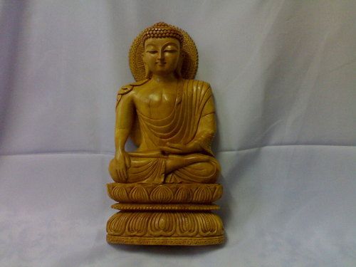 God Buddha Wooden Statue