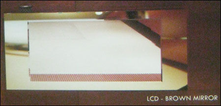 Lcd Brown Glass Mirror