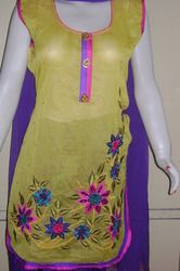 Fancy Chanderi Ladies Suits