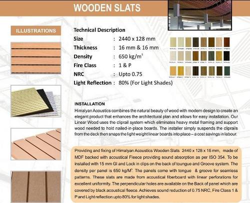 Wooden Slats