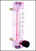 Acrylic Body Rotameter With Valve