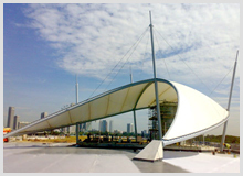 Tensile Structure - Premium Quality Materials, Customized Sizes & Designs | Advanced Fabrication Technology, Expertly Supervised Production