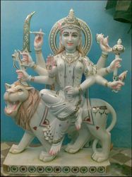 Durga Maa Marble Statue