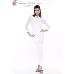 White Georgette Top