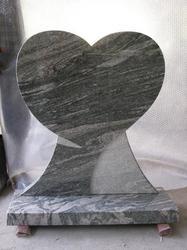 Heart Shape Granite Tombstone