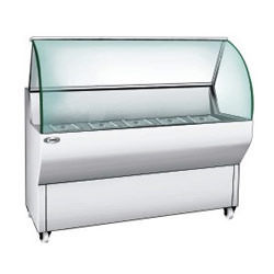 Stainless Steel And Glass Top Based Display Counter