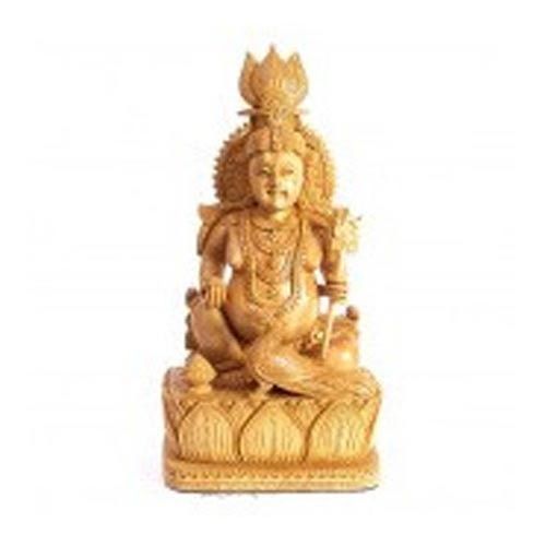 Wooden Lord Krishna Idol