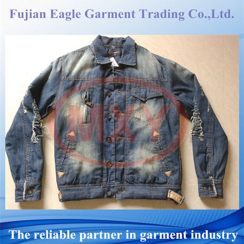 Fashion Mens Jean Jacket With Wool