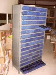 Plastic Bins Rack - Durable High-Quality Plastic Material, Versatile Storage Solution for Commercial Use