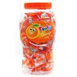 Funky Orange Jelly Candy