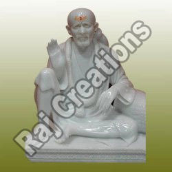 Marble Sai Baba Idol