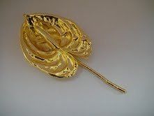 Gold Plated Anthurium