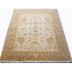 Hand Knotted Oushak Carpet - Quality Approved Materials, Non-Slippery Design for Homes and Hotels