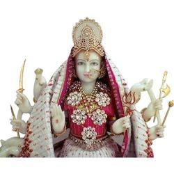 Marble Maa Durga Statue