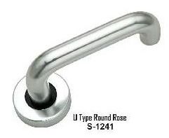 U Type Round Rose Door Lock Handle