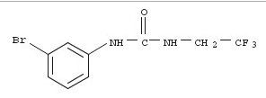 1-(3-bromophenyl)-3-(2,2,2-trifluoroethyl)urea