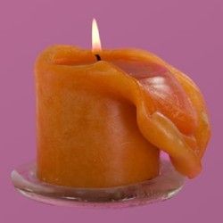 Colored Wax Candle