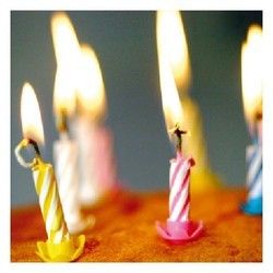 Designer Birthday Candles
