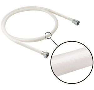 Flex PVC Shower Hose in White 712 VR