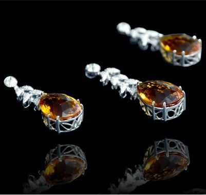 Grace Citrine Drop Set