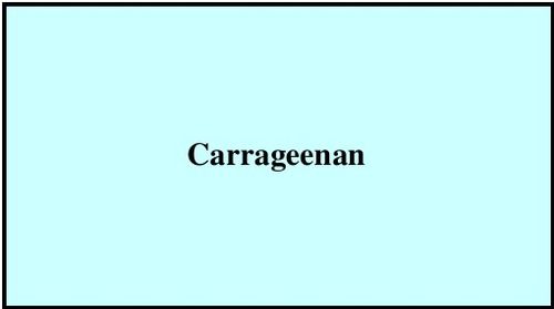  Carrageenan
