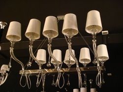 Cloth Shade LED Chandelier