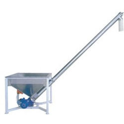 Screw Conveyor - Food Grade Stainless Steel, 100-500 kg Hopper Capacity, Automatic Level Control System, Easy Clean Bottom Opening, Fully Covered Frame for Powder Handling