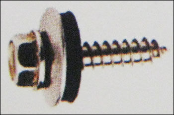 Hex Washer Head With Bonded Washers Screws