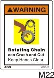 Chain Drive Safety Decals