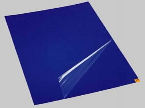 Sticky Mat - 30ply, 18"x36" Blue, Tacky Surface for Dust and Dirt Removal, Customizable Layer Thickness