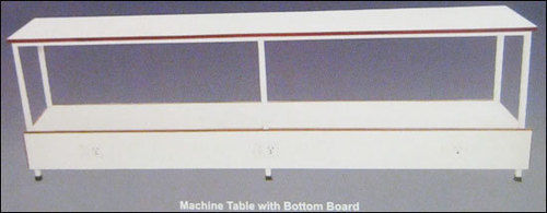 Machine Table With Bottom Board