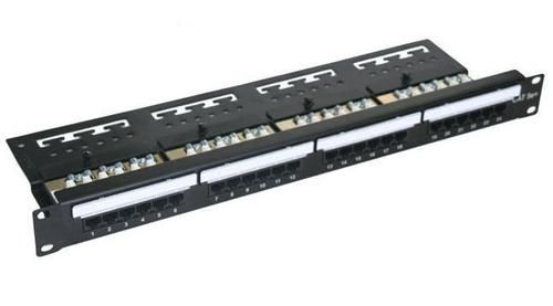 UTP 24 Ports Cat 5e Patch Panel