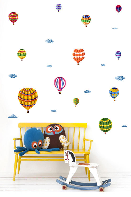 Hot Air Balloons Wall Sticker (SD-01)