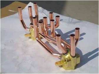 Air Conditioning FCU Brass Distributor