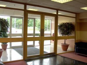 Glass Panel Partition