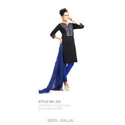 Black Embroidered Salwar Kameez