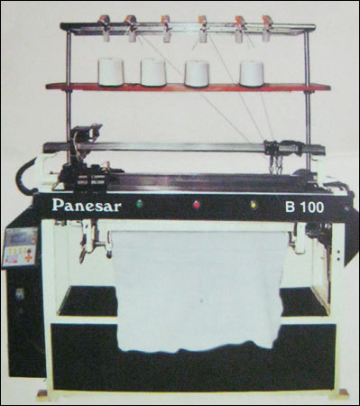 Semi Computerized Flat Knitting Machine