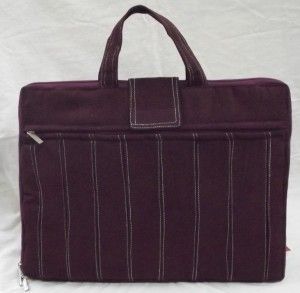 Designer Laptop Bag In Suede Fabric
