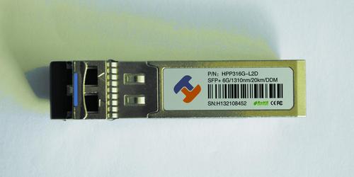 SFP+6G 1310nm सिंगल मोड 2km/20km फाइबर ऑप्टिक मॉड्यूल ट्रांसीवर 